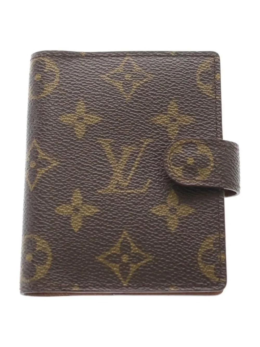 Louis Vuitton Monogram Agenda Mini Leather Notebook Cover Brown